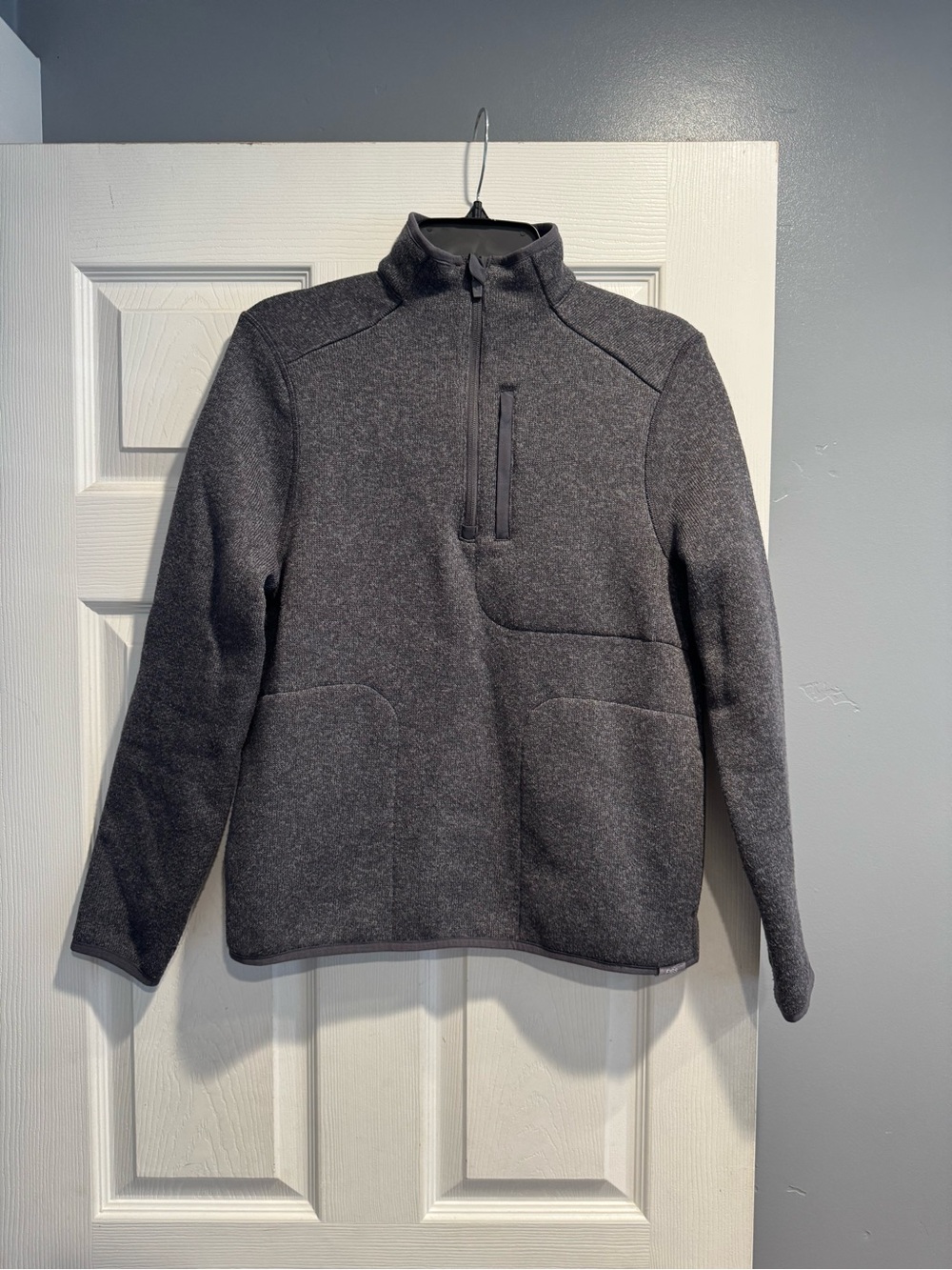 FIGS On-Shift 1/4 Zip Knit Pullover
